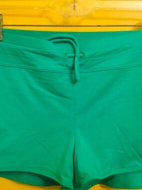 Athleta swim shorts green medium